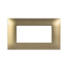 AVE - PLACCA TECNOPOLIMERO YOUNG S44. COLORE OTTONE  FINITURA OPACA  4 MOD. 44PJ04RA