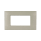 AVE - PLACCA TECNOPOLIMERO YOUNG S44. COLORE TORTORA  FINITURA OPACA  4 MOD. 44PJ04TO