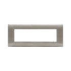 AVE - Placca Tecnopolimero Young S44. colore beige spazzolato 3D  7 Mod. 44PJ07BEG/3D