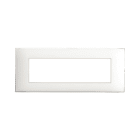 AVE - PLACCA TECNOPOLIMERO YOUNG S44. COLORE BIANCO OPACO  7 MOD. 44PJ07BO