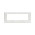 AVE - Placca Tecnopolimero Young S44. colore bianco totale  7 Mod. 44PJ07BT