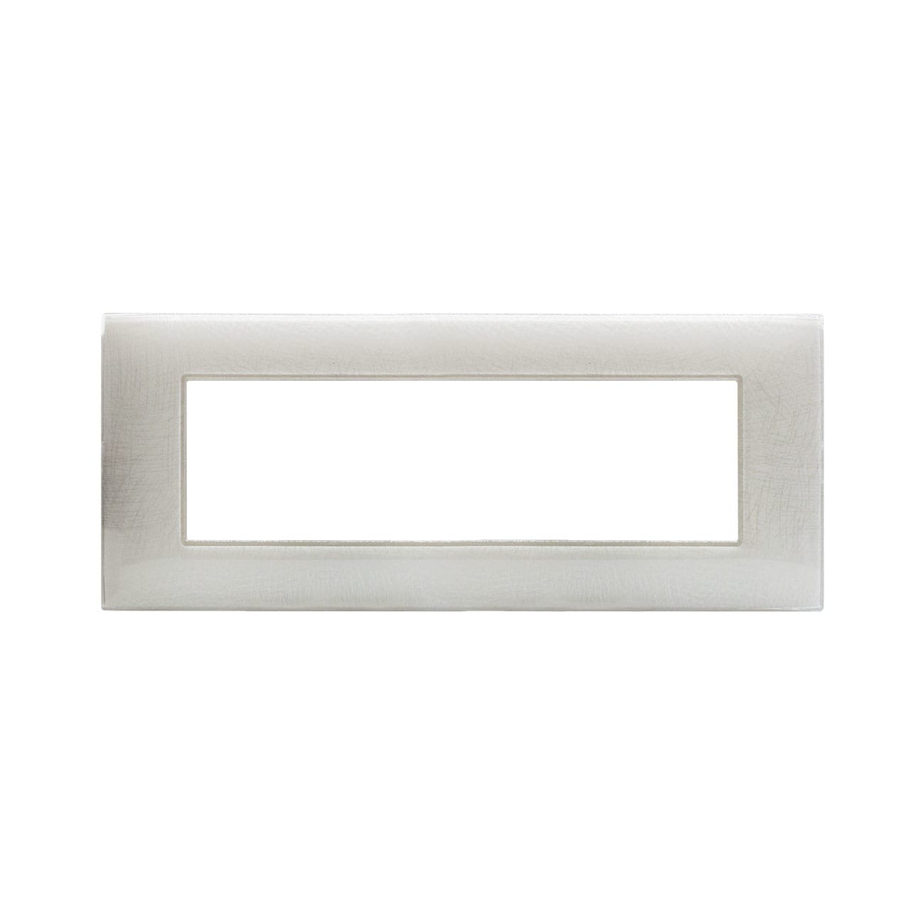 AVE - Placca Tecnopolimero Young S44. colore bianco 3D  7 Mod. 44PJ07B/3D