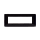 AVE - Placca Tecnopolimero Young S44. colore nero assoluto  7 Mod. 44PJ07NAL