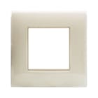 AVE - Placca Tecnopolimero Young S44. colore avorio  2 Mod. 44PJ32AVR