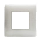 AVE - Placca Tecnopolimero Young S44. colore bianco 3D  2 Mod. 44PJ32B/3D