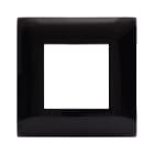 AVE - Placca Tecnopolimero Young S44. colore grigio antracite  2 Mod. 44PJ32GTKT