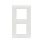 AVE - Placca Tecnopolimero Young S44. colore bianco totale  4(2+2) Mod. 44PJ34BT