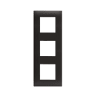 AVE - Placca Tecnopolimero Young S44. colore grigio tekla  6(2+2+2) Mod. 44PJ36GTK