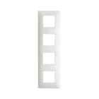 AVE - Placca Tecnopolimero Young S44. colore bianco totale  6(2+2+2+2) Mod. 44PJ38BT