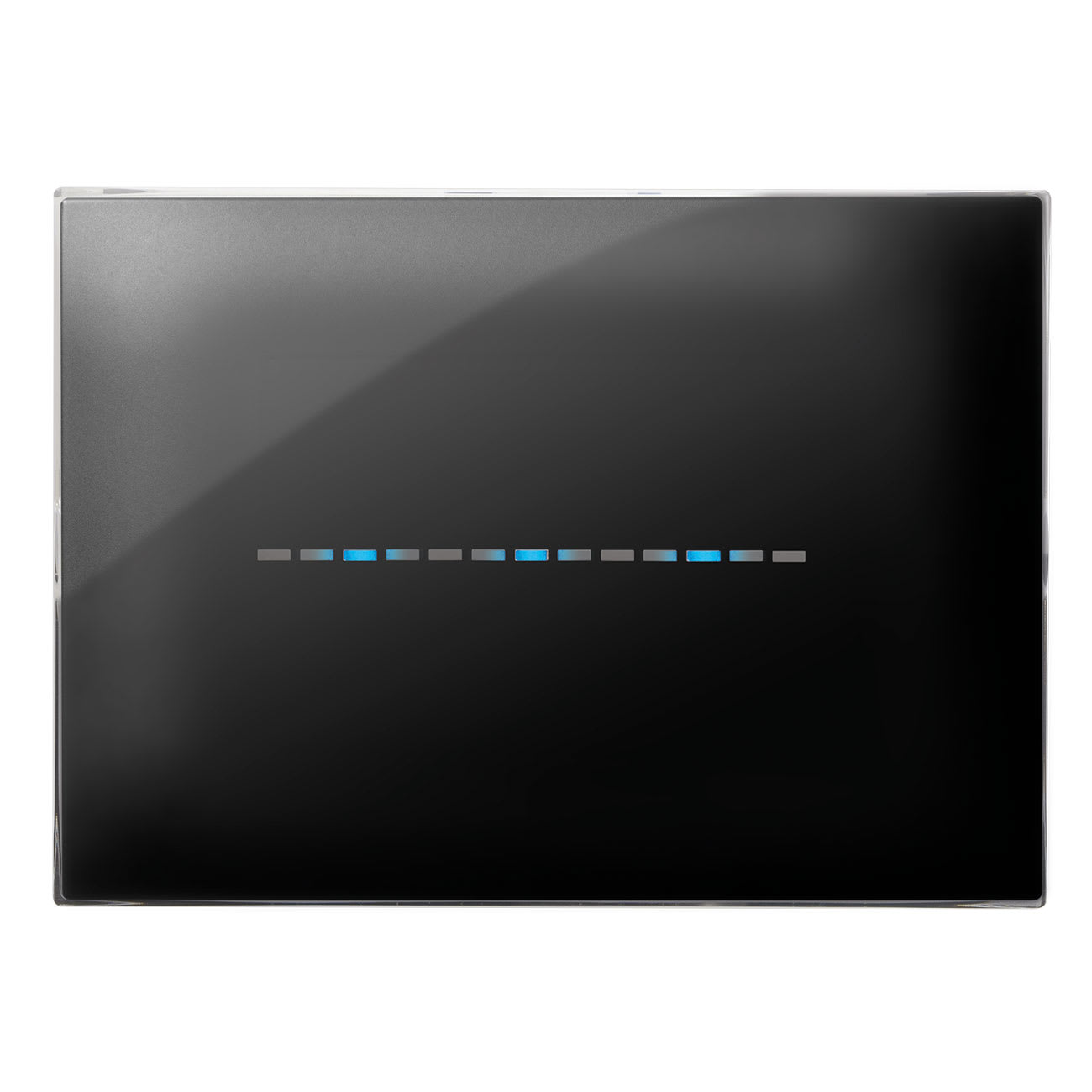 AVE - Placca Youmg Touch. S44 tecnopolimero colore grigio antracite 3 comandi a scomparsa 3 Mod. 44PJTC3GTKT