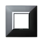 AVE - Placca Zama. S44 colore grigio tekla con cornicetta 2 Mod. 44PK22GTK