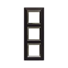 AVE - Placca Zama. S44 colore grigio tekla con cornicetta 6(2+2+2) Mod. 44PK26GTK