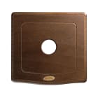 AVE - Placca England Style S44. in legno colore noce  1 comando a levetta  2 Mod. 44PLET21NOC