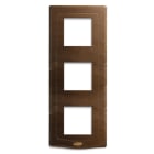 AVE - Placca England Style S44. in legno colore noce  6(2+2+2) Mod. 44PLT26NOC