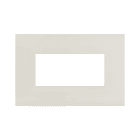 AVE - Placca Smart44 in metallo colore avorio  4 Mod. 44PSM4AVR