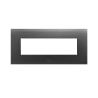 AVE - PLACCA SMART44 IN METALLO COLORE ANTRACITE SPAZZOLATO 7 MOD. 44PSM7AA