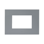 AVE - PLACCA TECNOPOLIMERO SMART EASY S44. COLORE GRIGIO FINITURA OPACA 3 MOD. 44PSME3GO
