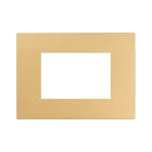 AVE - PLACCA TECNOPOLIMERO SMART EASY S44. COLORE ORO FINITURA OPACA 3 MOD. 44PSME3ORO