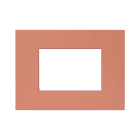 AVE - PLACCA TECNOPOLIMERO SMART EASY S44. COLORE TERRACOTTA FINITURA OPACA 3 MOD. 44PSME3TCO