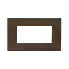 AVE - PLACCA TECNOPOLIMERO SMART EASY S44. COLORE BRONZO FINITURA OPACA 4 MOD. 44PSME4BRZ