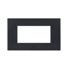 AVE - PLACCA TECNOPOLIMERO SMART EASY S44. COLORE GRIGIO TEKLA FINITURA OPACA 4 MOD. 44PSME4GTK