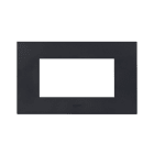 AVE - PLACCA TECNOPOLIMERO SMART EASY S44. COLORE GRIGIO TEKLA  FINITURA OPACA  4 MOD. 44PSME4GTK