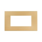 AVE - PLACCA TECNOPOLIMERO SMART EASY S44. COLORE ORO FINITURA OPACA 4 MOD. 44PSME4ORO