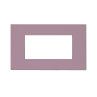 AVE - PLACCA TECNOPOLIMERO SMART EASY S44. COLORE VIOLA FINITURA OPACA 4 MOD. 44PSME4VIO