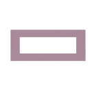 AVE - PLACCA TECNOPOLIMERO SMART EASY S44. COLORE VIOLA FINITURA OPACA 7 MOD. 44PSME7VIO