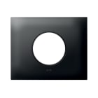 AVE - PLACCA SMART IN METALLO NEW STYLE S44. COLORE GRIGIO TEKLA 1 PRESA SCHUKO/SCHUKO BIPASSO 3 MOD. 44PSMN90GTK