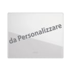 AVE - Placca Touch Vetro. S44 personalizzabile colore bianco 3 comandi. 3 Mod. 44PVTC3BL/XX
