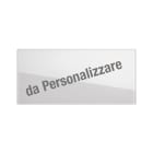 AVE - Placca Touch Vetro. S44 personalizzabile colore bianco 4 comandi. 4 Mod. 44PVTC4BL/XX