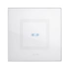 AVE - placca 98x98 vetro bianca touch 1c elegante e moderna per un tocco di stile e funzionalità 44PVTCQ21BL