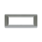 AVE - Placca tecnopolimero. S44 colore argento opaco  7 Mod. 44PY07AO