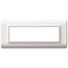 AVE - Placca tecnopolimero. S44 colore bianco  7 Mod. 44PY07B