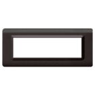 AVE - Placca tecnopolimero. S44 colore grigio scuro  7 Mod. 44PY07GSL