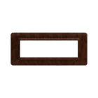 AVE - Placca tecnopolimero. S44 colore radica opaca  7 Mod. 44PY07RD