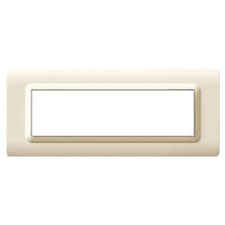 AVE - Placca tecnopolimero. S44 colore sabbia  7 Mod. 44PY07SA