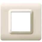 AVE - Placca tecnopolimero. S44 colore sabbia  2 Mod. 44PY32SA