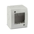 AVE - Contenitore autoportante IP40. S44 colore RAL 7035 per minicanali 2 Mod.