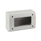 AVE - Contenitore autoportante IP40. S44 colore RAL 7035 per minicanali 4 Mod.