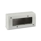 AVE - Contenitore autoportante IP40. S44 colore RAL 7035 per minicanali  6 Mod. 44Q06