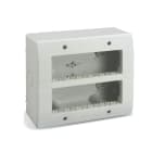 AVE - Contenitore autoportante IP40. S44 colore RAL 7035 per minicanali 12(6+6) Mod.