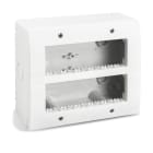 AVE - Contenitore autoportante IP40. S44 colore RAL 9010 per minicanali 12(6+6) Mod.