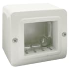 AVE - CONTENITORE AUTOPORTANTE MINICANALI IP40. S44 COLORE RAL 9010 PER MINICANALI 2 MOD.