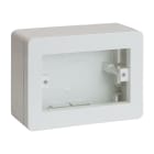 AVE - Scatola universale IP40 colore RAL 9010 per minicanali 3 Mod.