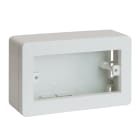 AVE - Scatola universale IP40 colore RAL 9010 per minicanali  4 Mod. 44SC04