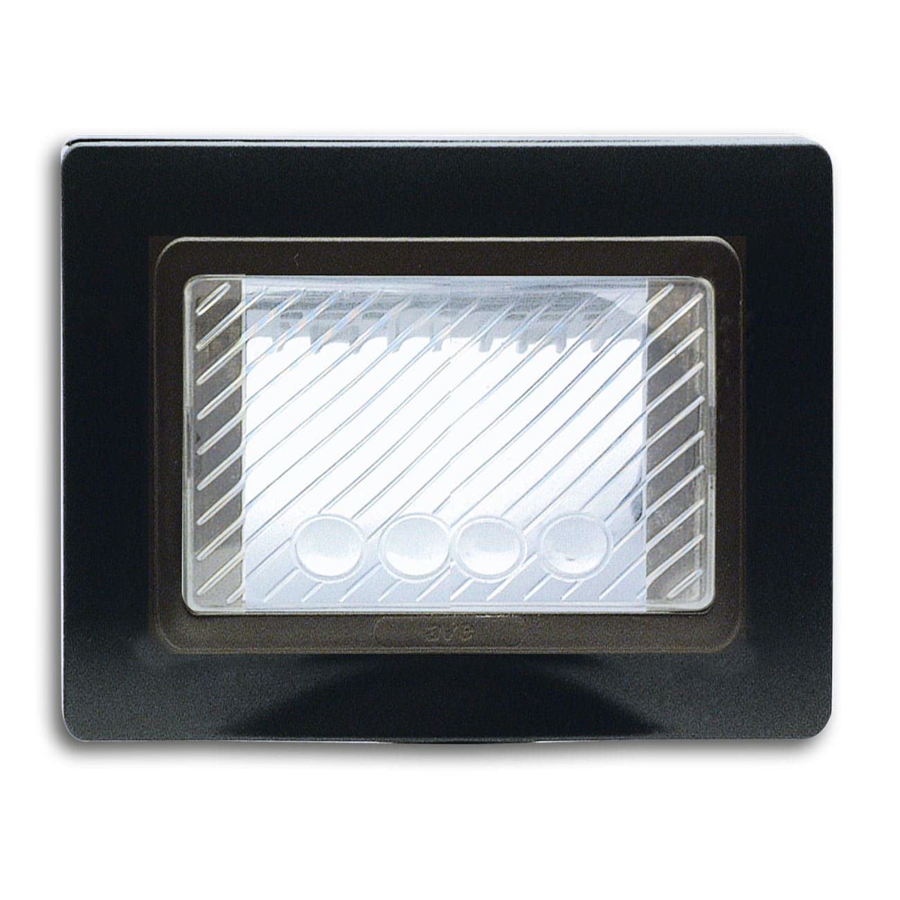 AVE - Placca autoportante stagna IP55 colore bianco grigio scuro  3 Mod. 44SP03GSL