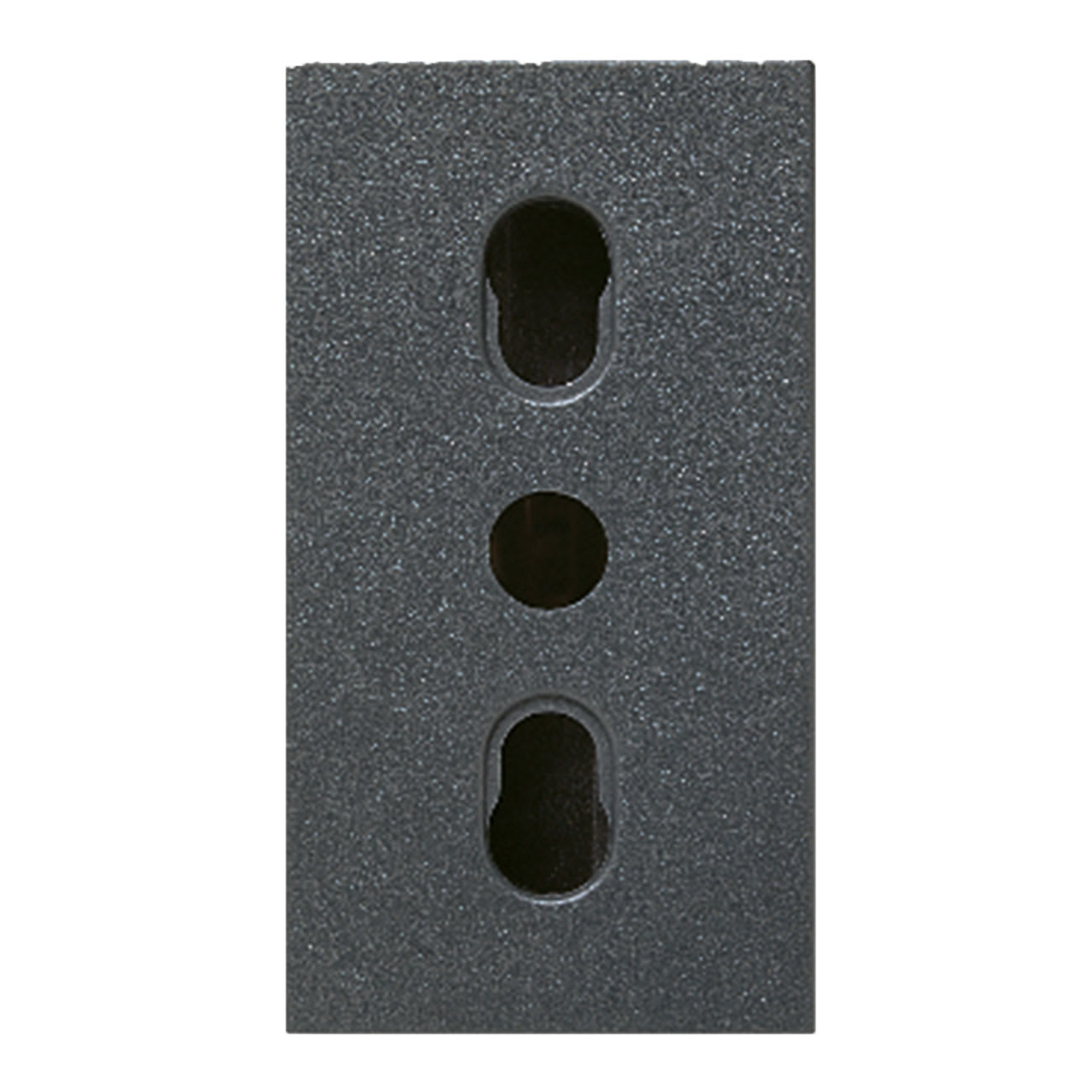 AVE - Presa bipasso Noir S45. colore nero. 2P+T 10/16A 250V finitura opaca 1 Mod. 45306/15TS