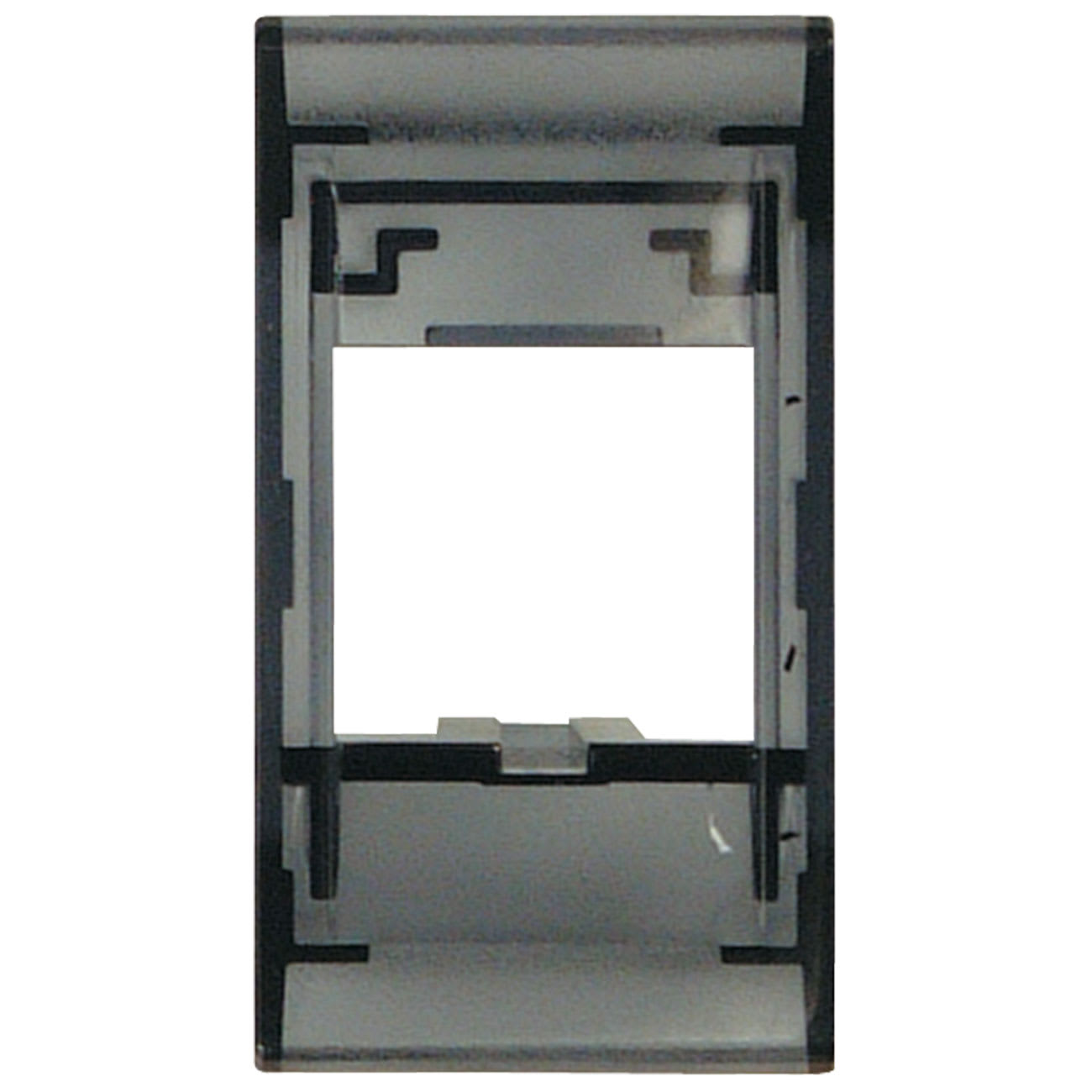 AVE - Adattatore Noir S45. per connettore RJ45 infra + schneider electric  1 mod. 45332SC